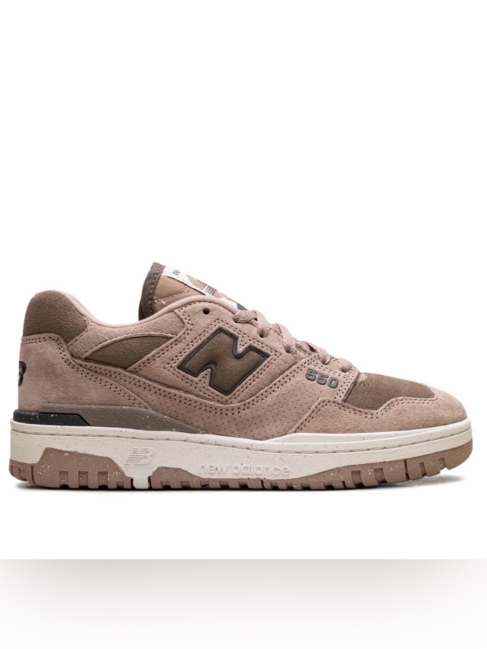 New Balance 550 Mushroom Suede Sneakers BBW550RD | Women’s 8 NWOT - Picture 4 of 12
